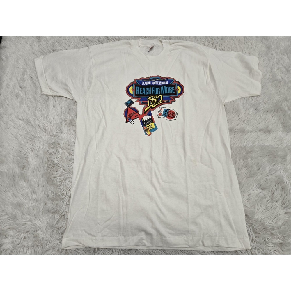 Vintage 90s Clairol Professional XL Shirt Reach For More Second Nature Torrids